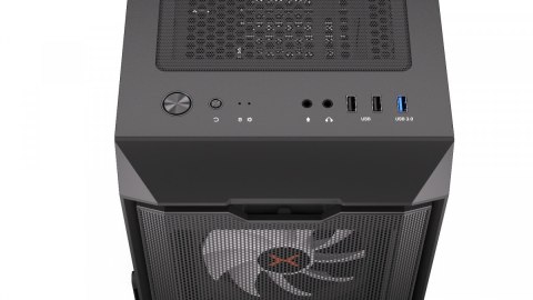 Obudowa Krux Orona RGB Midi Tower z wentylatorami i szklanym panelem