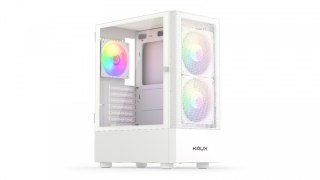 Obudowa Krux Vako White RGB Midi Tower z podświetleniem RGB
