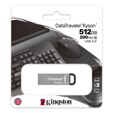 Pendrive Kingston DataTraveler Kyson 512 GB USB 3.2 szybki metalowy