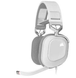Słuchawki Corsair HS80 RGB USB Wired Gaming biały nauszne z Dolby 7.1