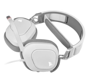 Słuchawki Corsair HS80 RGB USB Wired Gaming biały nauszne z Dolby 7.1