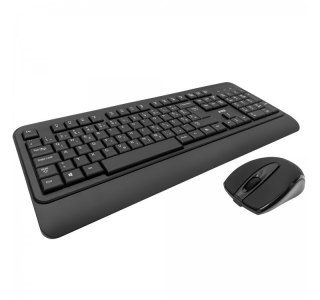 Zestaw bezprzewodowy klawiatura + mysz MS Alpha M300 elegancki biurowy