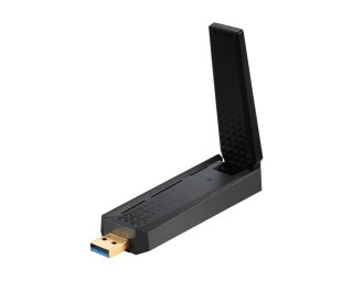Adapter WiFi USB AXE5400 szybki trzyzakresowy WiFi 6E z zabezpieczeniami WPA3