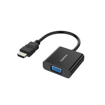 Adapter HDMI VGA jack 3 5 mm Full HD kompaktowy przenośny