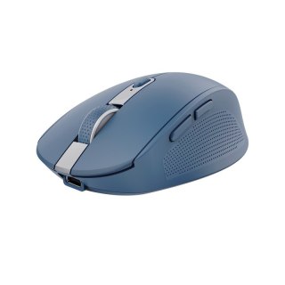 Mysz bezprzewodowa Trust Ozaa Compact niebieska ergonomiczna 3w1 cicha