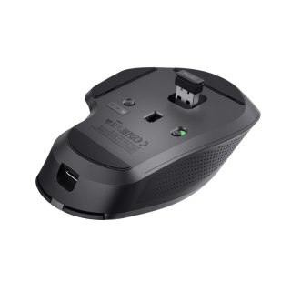 Mysz Trust OZAA+ Multi Connect bezprzewodowa optyczna czarna ergonomiczna