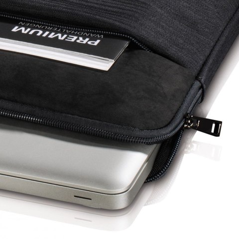 Etui do laptopa Hama Tayrona 15,6 szare eleganckie z wyściełanym wnętrzem