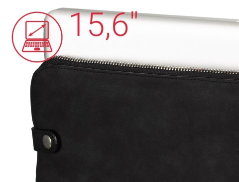 Etui Hama Classy 15,6 czarne eleganckie do laptopa z PU