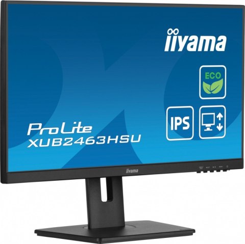 Monitor IIYAMA ProLite XUB2463HSU-B1 23.8 IPS 100Hz Slim z HDMI DP USB3