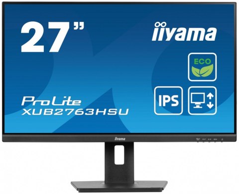 Monitor IIYAMA ProLite XUB2763HSU-B1 27 FHD IPS 100Hz ekologiczny z HDMI