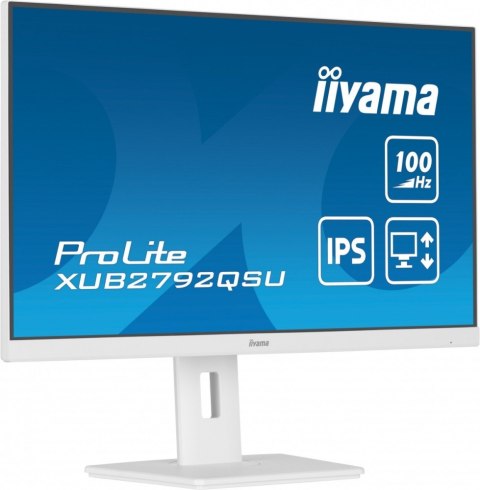 Monitor IIYAMA ProLite XUB2792QSU-W6 27 QHD IPS 100Hz z hubem USB3.2