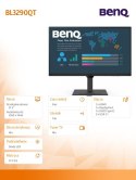 Monitor BenQ BL3290QT 31.5 2K IPS 75Hz ergonomiczny z USB-C