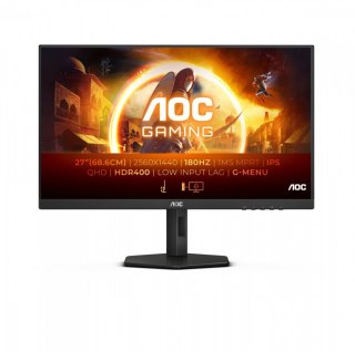 Monitor AOC Q27G4X 27 cali IPS 180Hz QHD pivot matowy