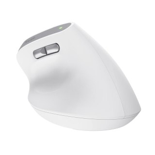 Mysz BAYO II Trust ergonomiczna bezprzewodowa biała do biura