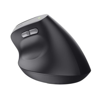 Mysz bezprzewodowa ergonomiczna Trust Bayo II czarna z akumulatorem