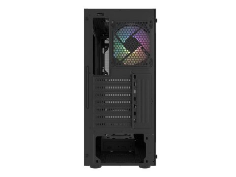 Obudowa Fury Shobo SH4 RGB Midi Tower z hartowanym szkłem czarna