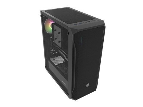 Obudowa Fury Shobo SH4 RGB Midi Tower z hartowanym szkłem czarna