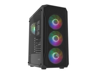 Obudowa Natec Fury Shobo SH4F RGB Midi Tower z oknem czarna