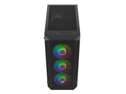 Obudowa Natec Fury Shobo SH4F RGB Midi Tower z oknem czarna
