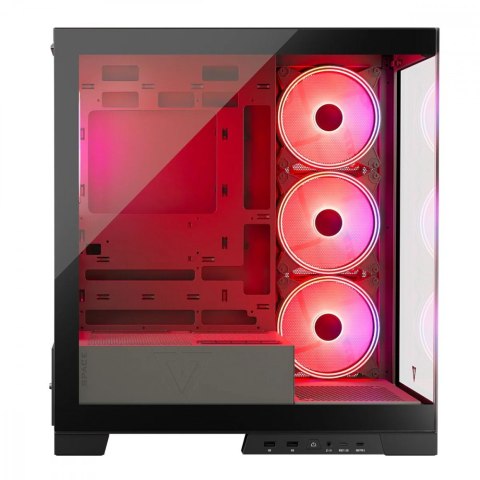Obudowa MODECOM Volcano Space ARGB Czarna nowoczesna Midi Tower