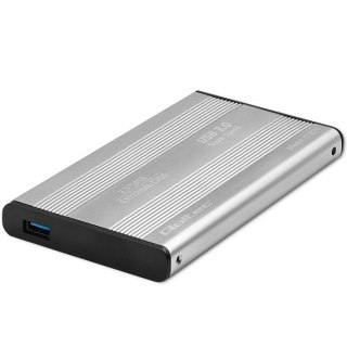 Obudowa Qoltec 2.5 HDD SSD SATA3 USB 3.0 srebrna mobilna