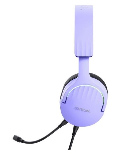 Słuchawki Trust GXT490P FAYZO 7.1 USB fioletowe gamingowe nauszne