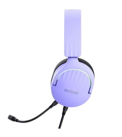 Słuchawki Trust GXT490P FAYZO 7.1 USB fioletowe gamingowe nauszne