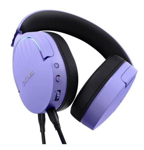 Słuchawki Trust GXT490P FAYZO 7.1 USB fioletowe gamingowe nauszne