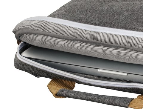 Torba do laptopa Hama Florenz 15,6 cala czarna szara z organizatorem