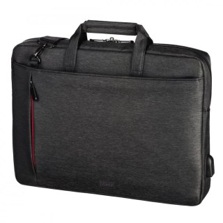 Torba do laptopa Hama Manchester 15 6 cala czarna nowoczesna elegancka