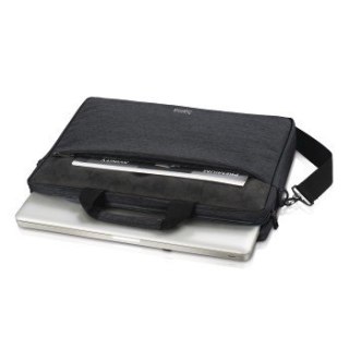Torba do laptopa Hama Tayrona 15,6 ciemno szara elegancka z ochroną