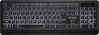Klawiatura YENKEE VISION podświetlana USB cicha z niskoprofilowymi klawiszami