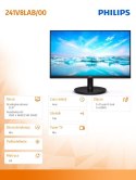 Monitor Philips 241V8LAB 23.8 VA 100Hz HDMI z głośnikami
