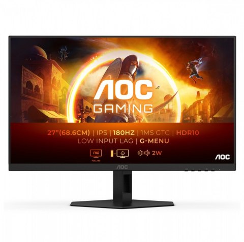 Monitor AOC 27G4XE 27 cali 180Hz IPS z głośnikami HDR 10