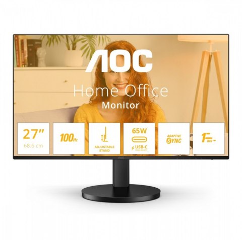 Monitor AOC Q27B3CF2 27 cali IPS 100Hz USB-C regulowany stojak