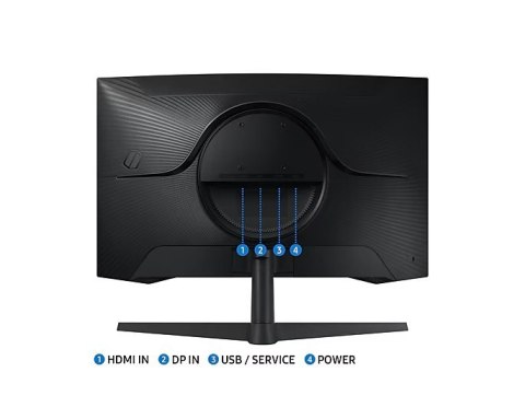 Monitor gamingowy Samsung 27 LS27CG552EUXEN zakrzywiony QHD 165Hz