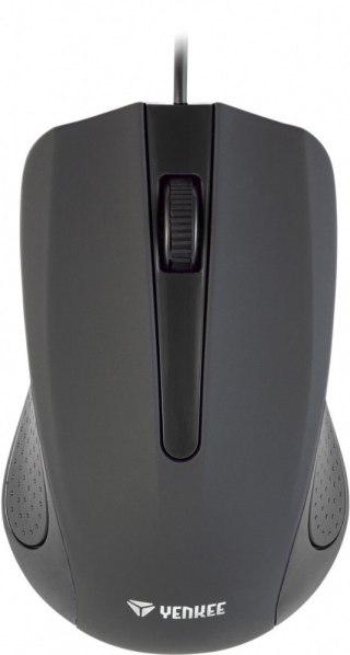 Mysz przewodowa USB YENKEE SUVA 3 przyciski gumowana powierzchnia ergonomiczną