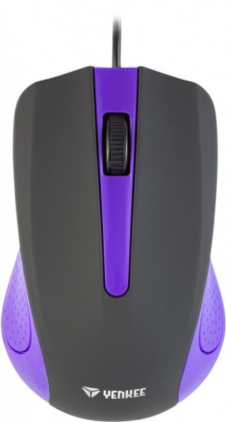 Mysz YENKEE SUVA przewodowa USB 3 przyciski gumowana ergonomiczna powierzchnia