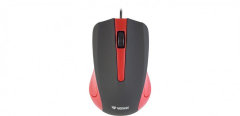 Mysz YENKEE SUVA przewodowa USB 3 przyciski gumowana ergonomiczna