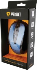 Mysz YENKEE QUITO przewodowa USB optyczna 4 przyciski niebieska