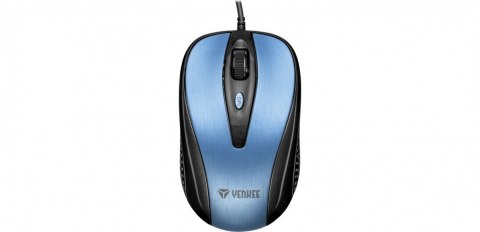 Mysz YENKEE QUITO przewodowa USB optyczna 4 przyciski niebieska