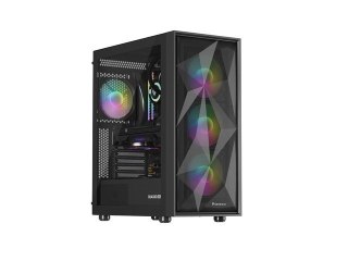 Obudowa Genesis Diaxid 605 ARGB MIDI TOWER USB-C czarna elegancka