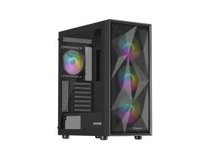 Obudowa Genesis Diaxid 605 ARGB MIDI TOWER USB-C czarna elegancka