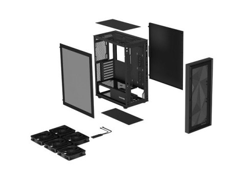 Obudowa Natec Genesis Diaxid 605F MIDI TOWER z USB-C czarna