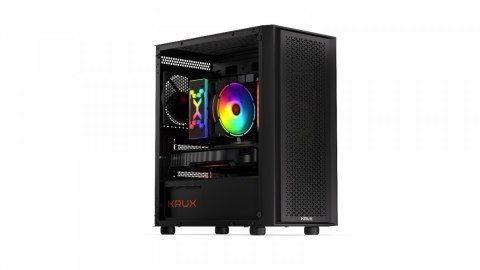 Obudowa Krux Scor Mini Tower z hartowanym szkłem kompaktnym designem