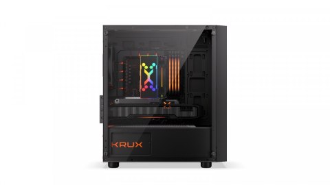 Obudowa Krux Scor Mini Tower z hartowanym szkłem kompaktnym designem
