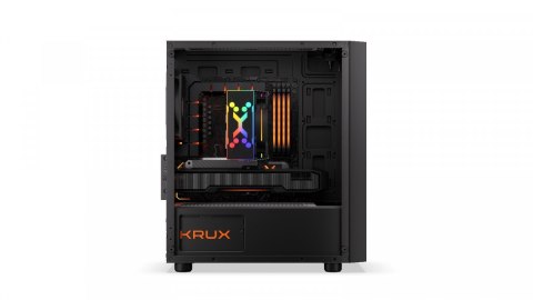 Obudowa Krux Scor Mini Tower z hartowanym szkłem kompaktnym designem