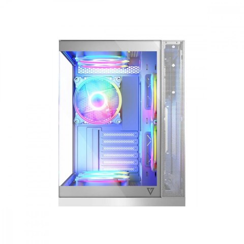 Obudowa komputerowa MODECOM Volcano Panorama APEX ARGB 3F MIDI biała