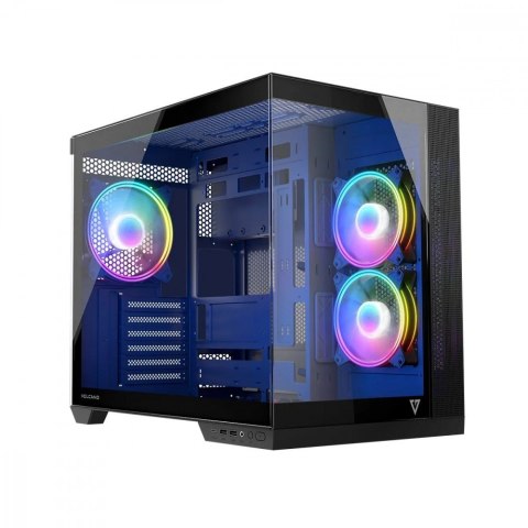 Obudowa komputerowa MODECOM Volcano Panorama APEX ARGB 3F MIDI szara