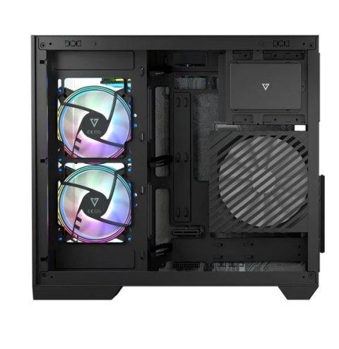 Obudowa komputerowa MODECOM Volcano Panorama APEX ARGB 3F MIDI szara